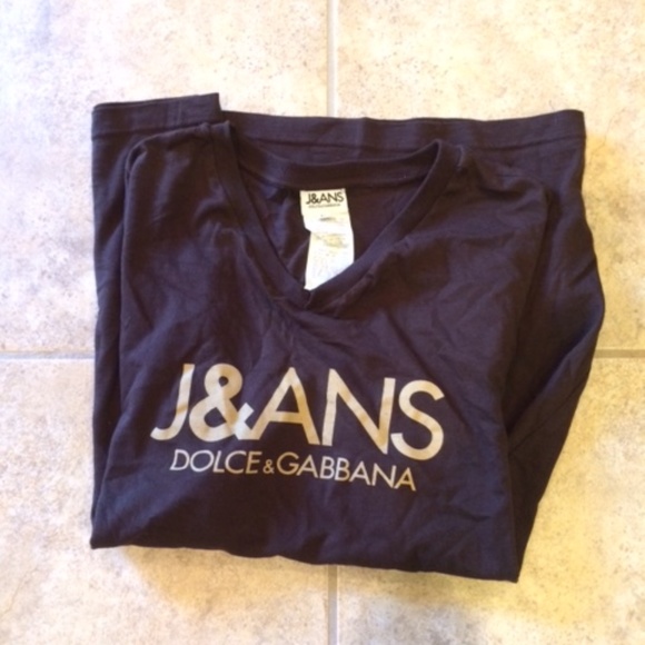 D&G Tops - D&G Brown Tshirt